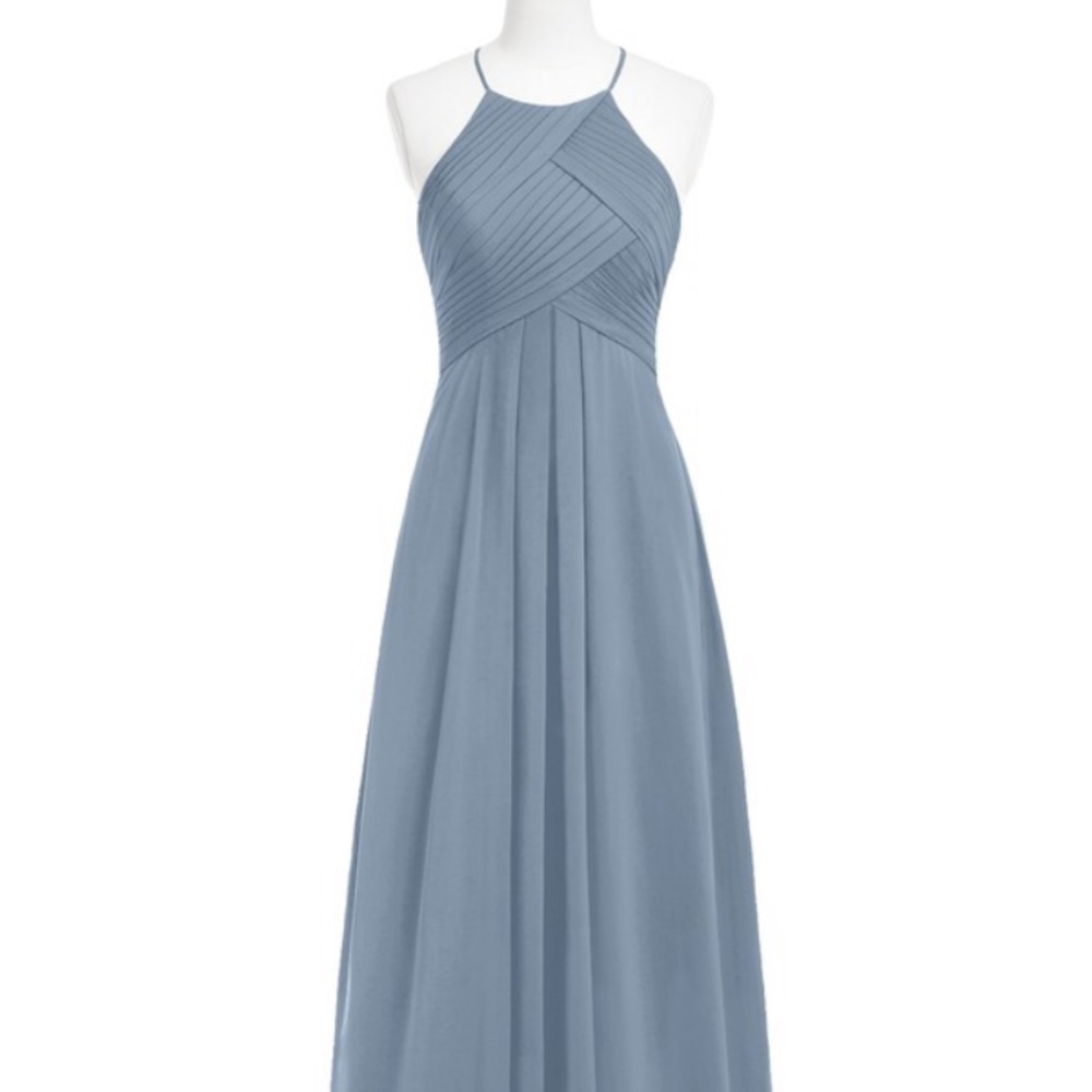 Dusty Blue Bridesmaid Dress